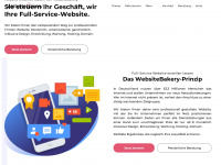websitebakery.de Webseite Vorschau