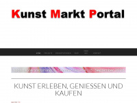 kmp-kunstmarktportal.de Webseite Vorschau