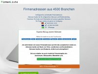 firmenliste.net Webseite Vorschau