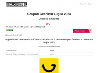 codice-promozionale-gear.com Webseite Vorschau