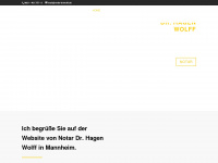 notar-drwolff.de Webseite Vorschau