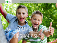 fingerhutshof-wissel.de Webseite Vorschau