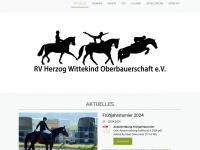 rv-oberbauerschaft.de Webseite Vorschau