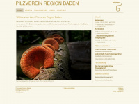 pilz-baden.ch Webseite Vorschau