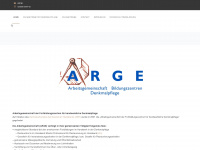arge-handwerkdenkmalpflege.de Webseite Vorschau