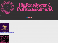 hafensaenger-und-puffmusiker.de Webseite Vorschau