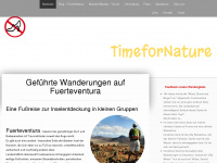 timefornature.de Webseite Vorschau