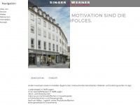 singer-werner.com Webseite Vorschau