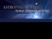 astrophilosophie.de Webseite Vorschau
