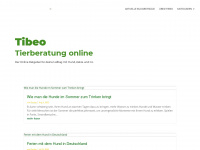 tibeo.de Webseite Vorschau
