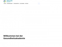 apollon-akademie.de Webseite Vorschau