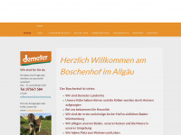 boschenhof.org Webseite Vorschau