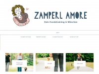 zamperl-amore.de Webseite Vorschau