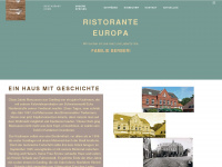 ristorante-europa-garding.de Webseite Vorschau
