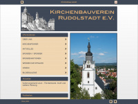 rudolstadt-kirchenbauverein.de Webseite Vorschau