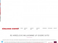 dorffest-ruemlang.ch Webseite Vorschau