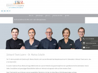 zahnarzt-team-luzern.ch Webseite Vorschau