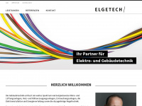 elgetech.at Webseite Vorschau
