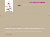 select-club.de Webseite Vorschau