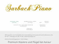 sarbachpiano.ch Webseite Vorschau