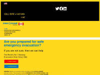 evac-chair.ca Webseite Vorschau