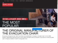 evac-chair.hu Webseite Vorschau