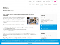 helpnet-bl.ch Webseite Vorschau
