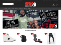 gorillawear.no Webseite Vorschau
