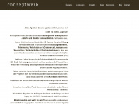 conzeptwerk.de Webseite Vorschau