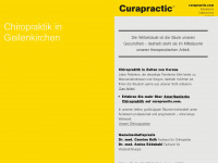 curapractic-geilenkirchen.de Webseite Vorschau