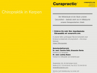 curapractic-kerpen.de Webseite Vorschau