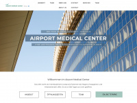 airportmedicalcenter.ch Webseite Vorschau