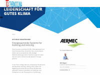 aermec.ch Webseite Vorschau