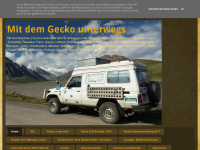 gecko-reisen.blogspot.com Webseite Vorschau