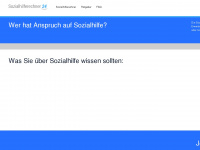 sozialhilferechner24.de Webseite Vorschau