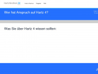 hartz4rechner24.de Webseite Vorschau
