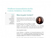 awindhorst-kommunikation.de Webseite Vorschau