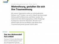 iwo.ch Webseite Vorschau