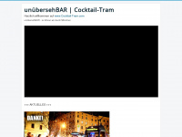 cocktail-tram.com Webseite Vorschau