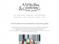 metallbau-milla.de Webseite Vorschau
