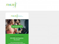 fit4life.ch Webseite Vorschau