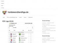 heidewendlandliga.de Webseite Vorschau