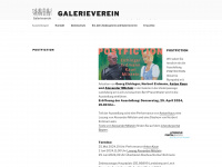 galerieverein.de Webseite Vorschau