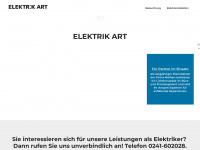 elektriker-aachen.com Webseite Vorschau