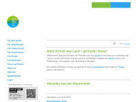 natur-schule-see-land.ch Webseite Vorschau