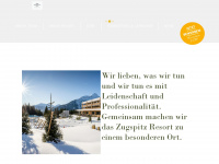 zugspitz-team.at Webseite Vorschau