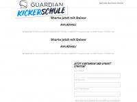 kickerschule.com Webseite Vorschau