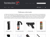 pfefferspray-store.ch Webseite Vorschau