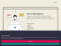 alvario.de Webseite Vorschau