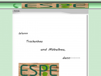 espe-tischlerei.de Webseite Vorschau
